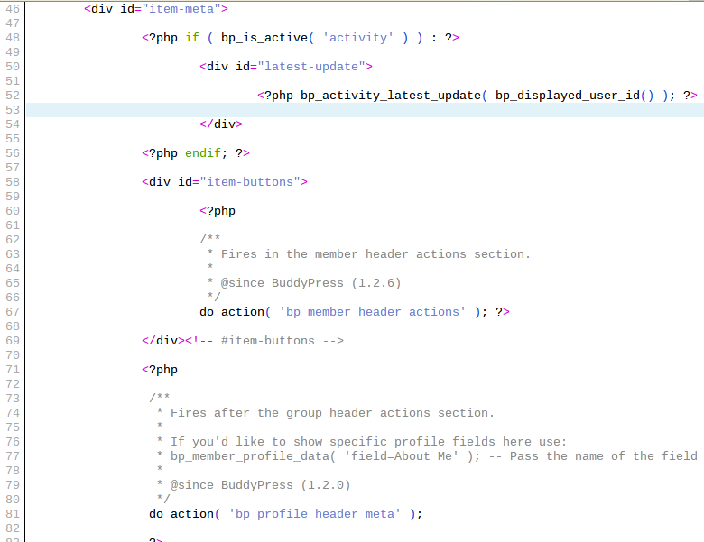 Hacking BuddyPress